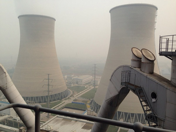 分瓣式切割坡口機應用電廠管道