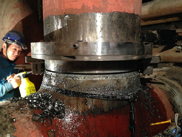 管道坡口機電廠應用